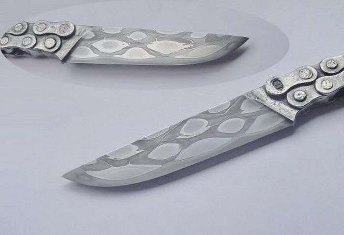 Незвичайні ножі з металевих предметів (30 фото)