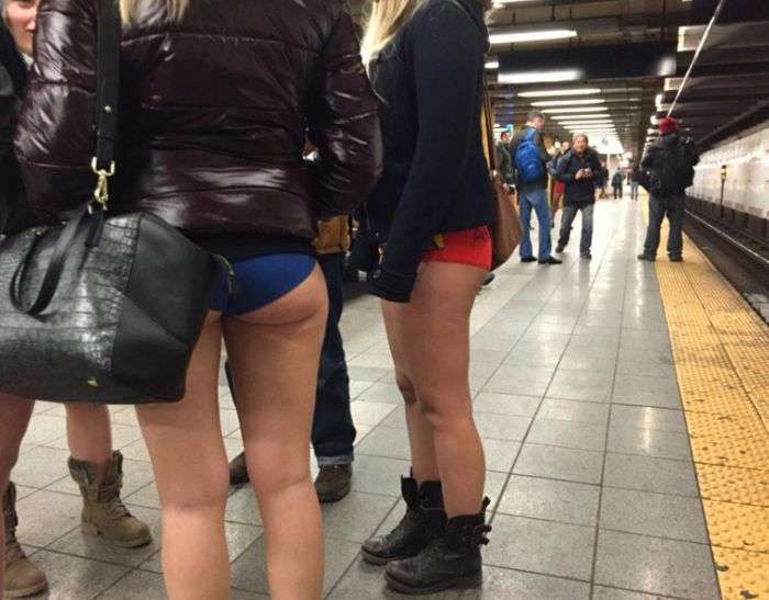 Shameless пасажири або як проходить акція The No Pants Subway Ride (40 фото)
