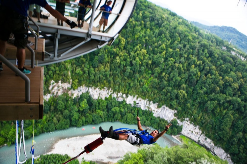 «Скай-парк» в Сочи: прыжок с тарзанки путеествия, Путешествие и отдых