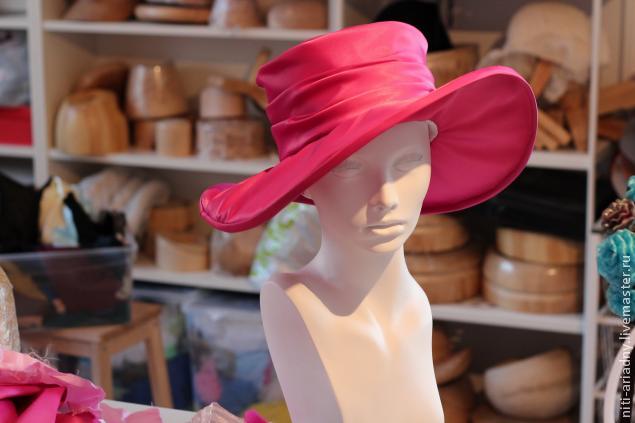 Создаем летнюю шляпку из ткани женские хобби